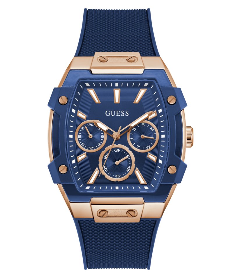 Guess Multifunktionsuhr PHOENIX GW0956G4, Quarzuhr, Armbanduhr, Herrenuhr, Silikonarmband, Datum von Guess