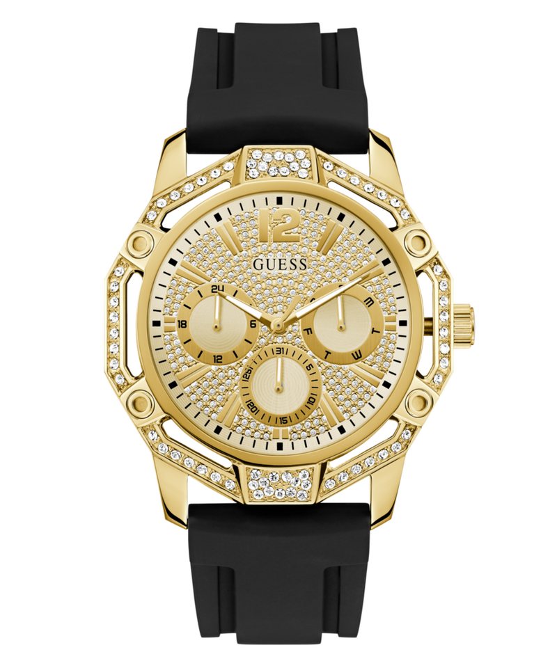 Guess Multifunktionsuhr REGAL GW0954G2, Quarzuhr, Armbanduhr, Herrenuhr, Silikonarmband, Datum von Guess