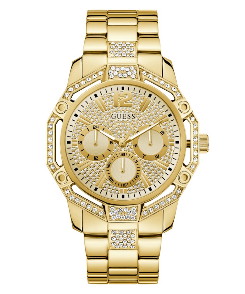 Guess Multifunktionsuhr REGAL GW0990G2, Quarzuhr, Armbanduhr, Herrenuhr, Edelstahlarmband, Datum von Guess