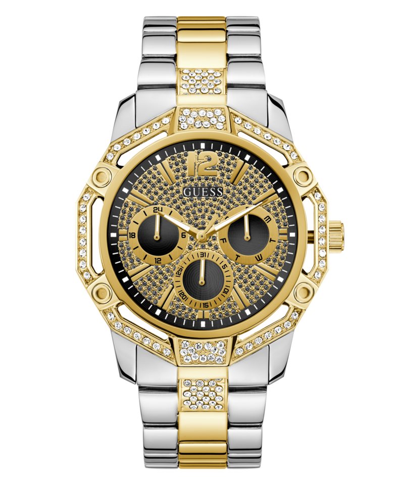 Guess Multifunktionsuhr REGAL GW0990G4, Quarzuhr, Armbanduhr, Herrenuhr, Edelstahlarmband, Datum von Guess