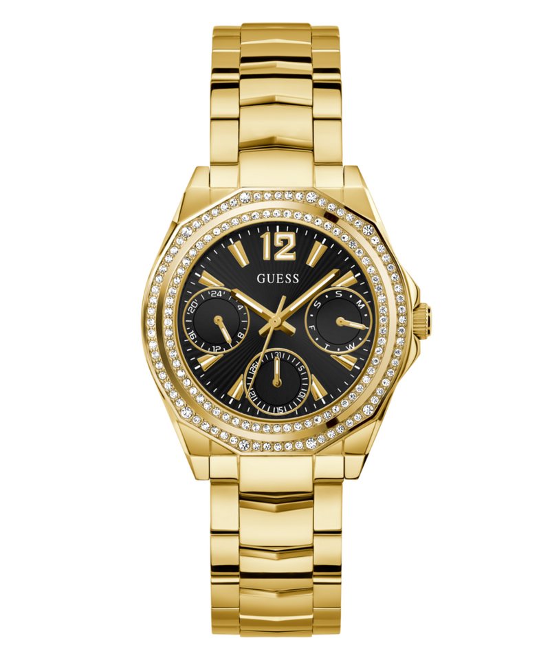 Guess Multifunktionsuhr RITZY GW0685L4, Quarzuhr, Armbanduhr, Damenuhr, Edelstahlarmband, Datum von Guess