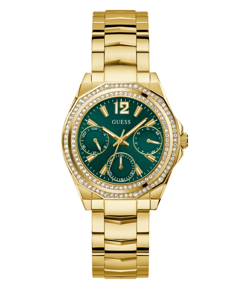Guess Multifunktionsuhr RITZY GW0685L5, Quarzuhr, Armbanduhr, Damenuhr, Edelstahlarmband, Datum von Guess