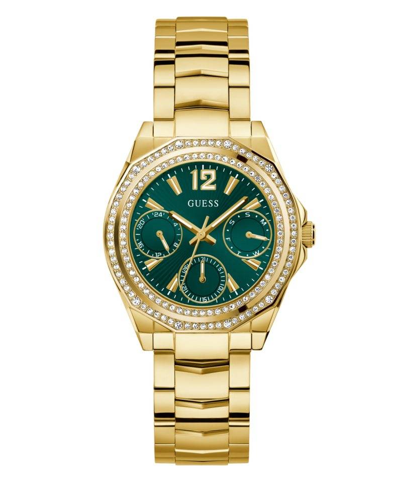 Guess Multifunktionsuhr RITZY GW0685L5, Quarzuhr, Armbanduhr, Damenuhr, Edelstahlarmband, Datum Guess Multifunktionsuhr RITZY GW0685L5, Quarzuhr, Armbanduhr, Damenuhr, Edelstahlarmband, Datum von Guess