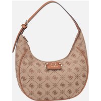 Guess - Neda HOB SHB 54020 Logo Latte - Umhängetasche  , 4.9 l von Guess