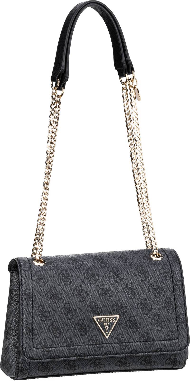 Guess Noelle Convertible Cross Flap Logo  in Grau (3 Liter), Schultertasche von Guess