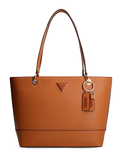 GUESS Damen Noelle Elite Tote Bag, Cognac Léger von GUESS