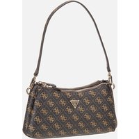 Guess - Noelle II 3 Comp Shldr Xbody Brown Logo - Umhängetasche  , von Guess