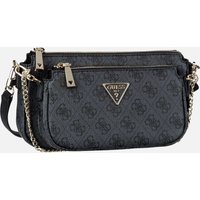 Guess - Noelle II Double Pouch CB 72710 Logo Coal - Umhängetasche  , 1.7 l von Guess