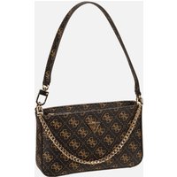 Guess - Noelle II Mini Top Zip SHB 72720 Logo Brown - Umhängetasche  , 1.2 l von Guess