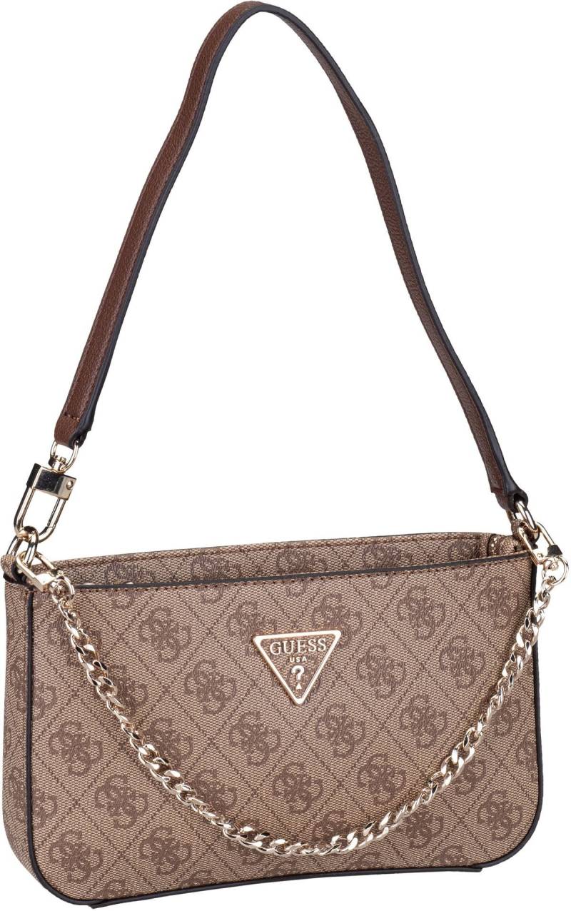 Guess Noelle II Mini Top Zip SHB Logo 72720  in Beige (1.2 Liter), Schultertasche von Guess