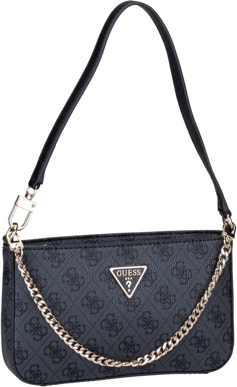 Guess Noelle II Mini Top Zip SHB Logo 72720  in Grau (1.2 Liter), Schultertasche von Guess