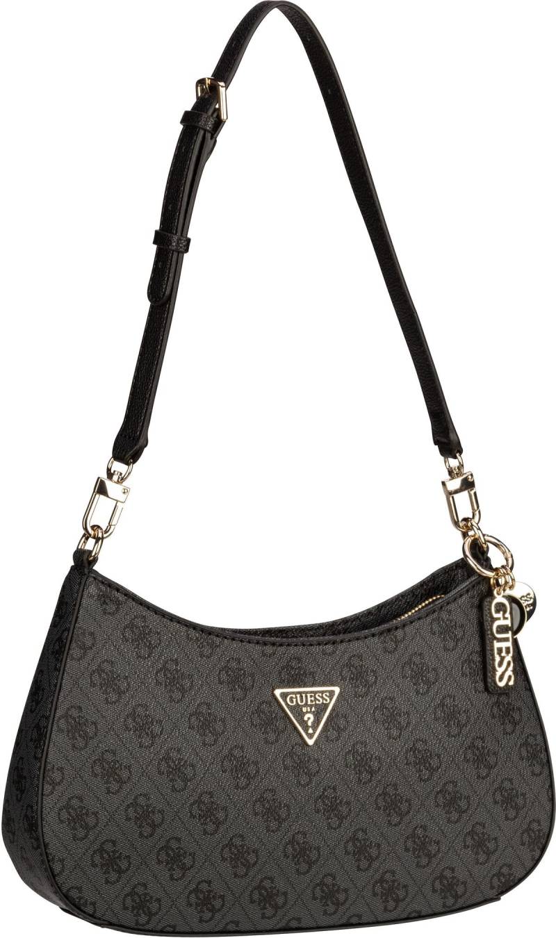 Guess Noelle II Top Zip SHB Logo 72180  in Grau (3.3 Liter), Schultertasche von Guess