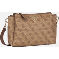 Guess - Noelle II Tri Comp CB 72120 Logo Latte/Brown - Crossbody Bag  , 3.6 l von Guess