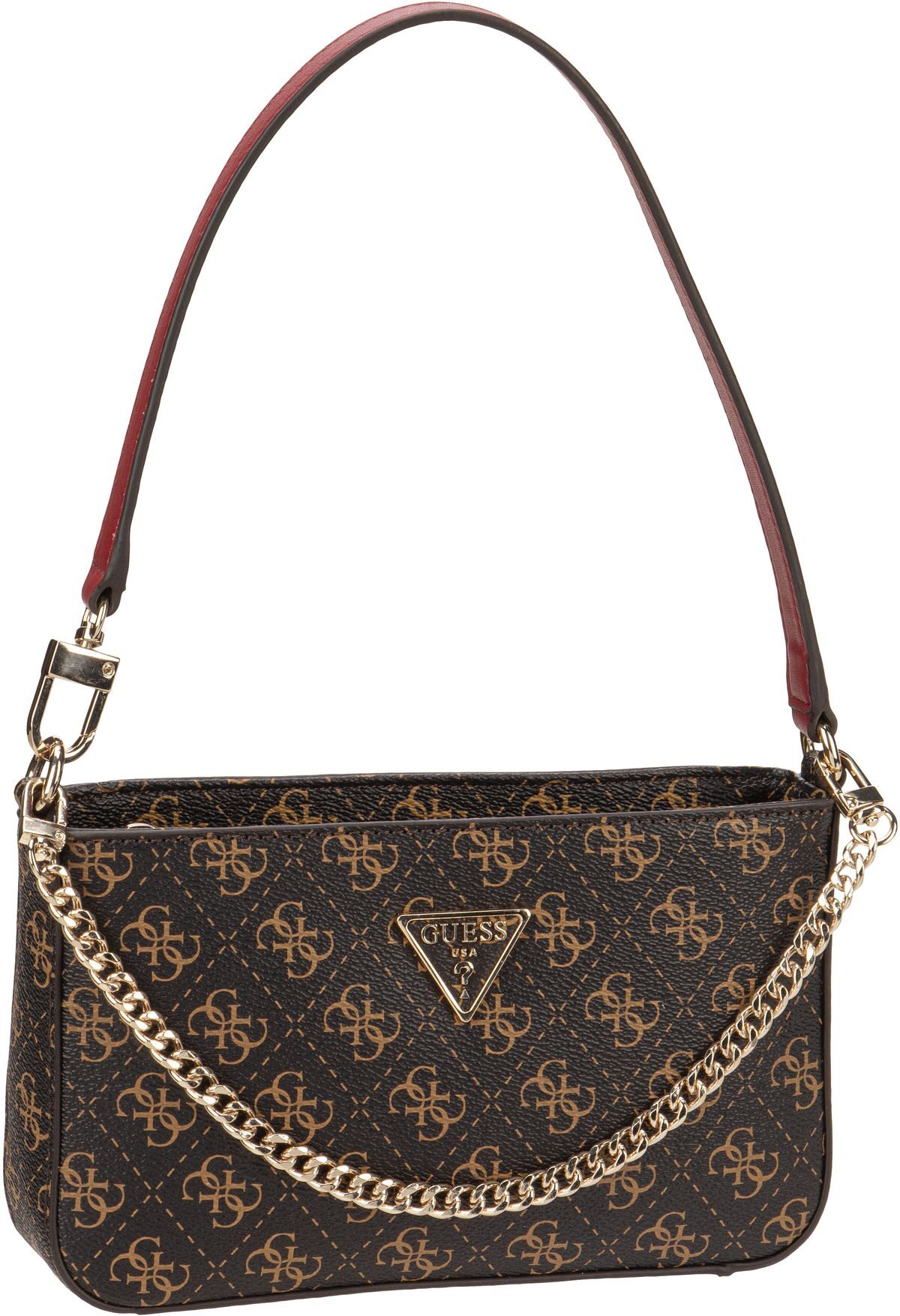 Guess Noelle Mini Top Zip 79720  in Braun (1.1 Liter), Schultertasche von Guess