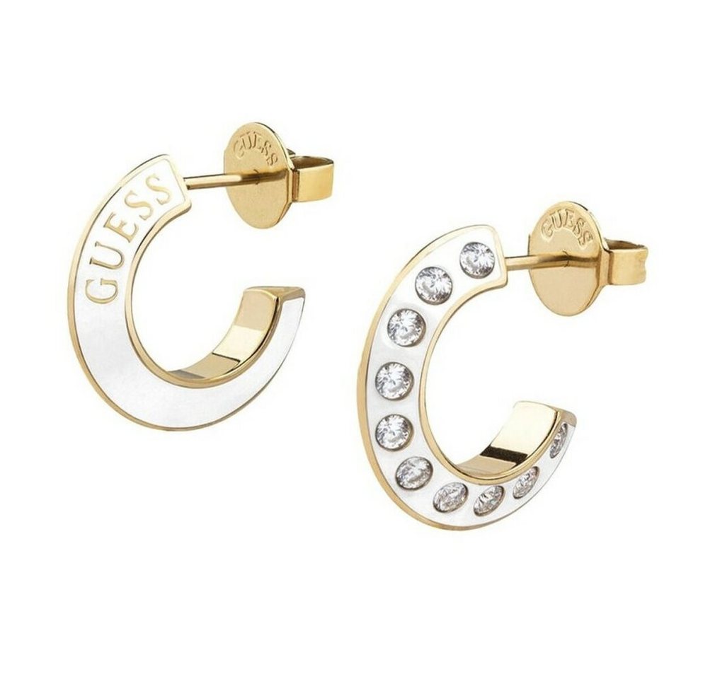 Guess Ohrring-Set Hoops Don`t Lie Statement Hoop Earrings JUBE01498JWYGT/U von Guess