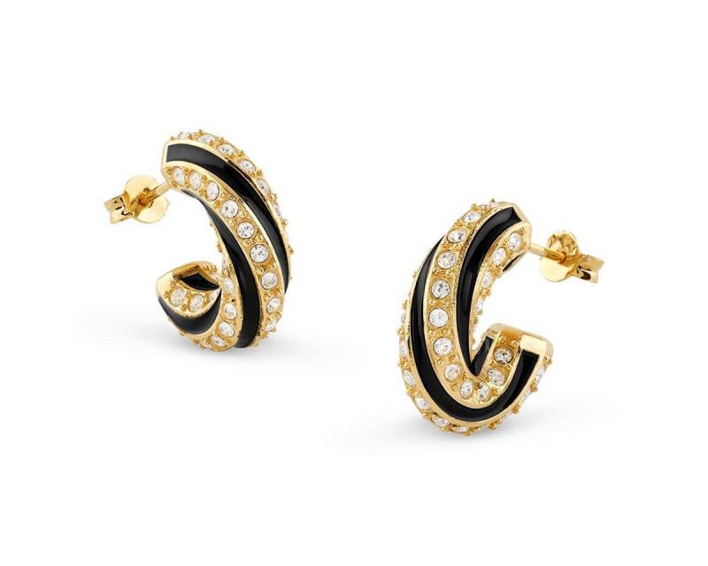 Guess Paar Creolen Damen-Twisted Goldfarben von Guess