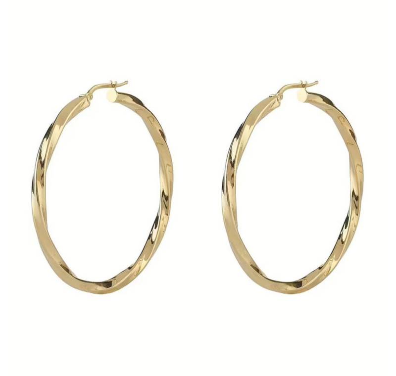 Guess Paar Ohrstecker Modische Reif-Ohrringe Hoops I Did It Again JUBE04184JWYGT/U von Guess