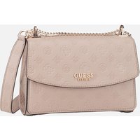 Guess - Phoebe Conv XBody Flap 65210 Logo Simply Taupe - Umhängetasche  , 3.6 l von Guess