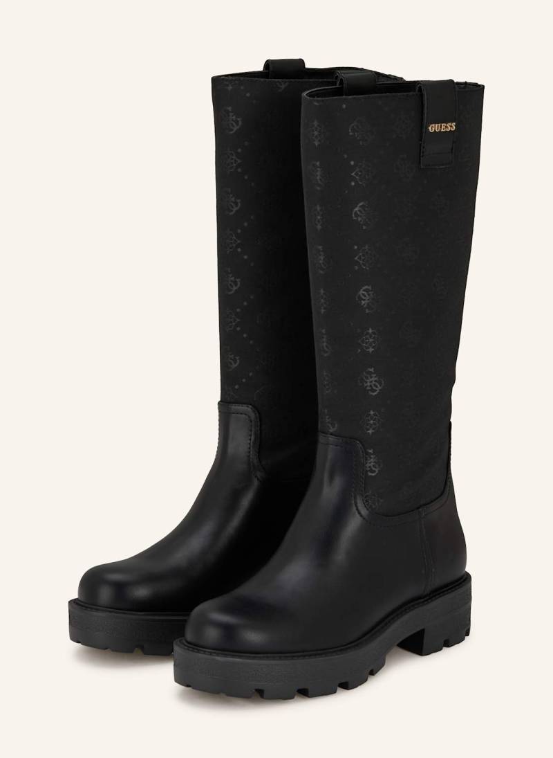 Guess Plateau-Stiefel Yannis schwarz von Guess