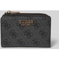Guess Portemonnaie in Leder-Optik Modell 'Laurel' in Anthrazit, Größe 1 von Guess