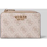 Guess Portemonnaie in Leder-Optik Modell 'Laurel' in Taupe, Größe 1 von Guess