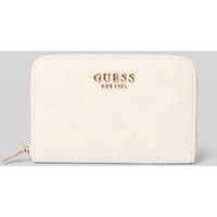 Guess Portemonnaie mit Label-Detail Modell 'PHOEBE' in Offwhite, Größe 1 von Guess