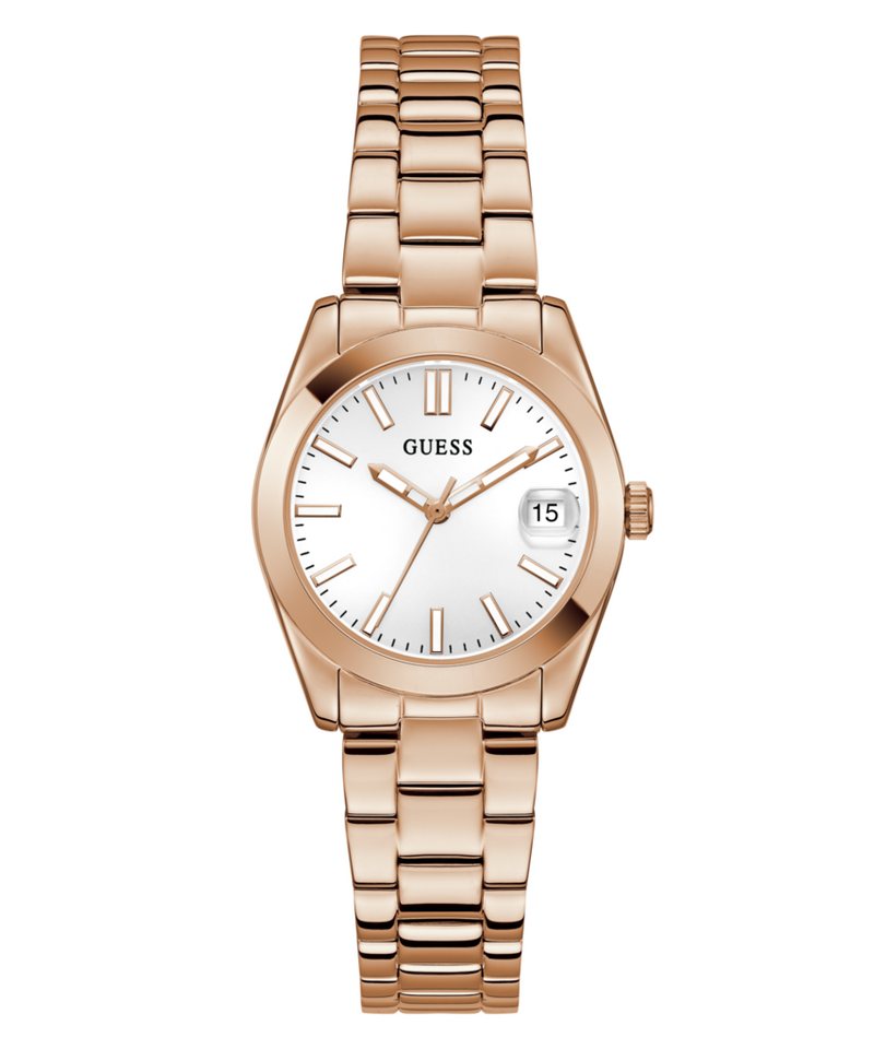 Guess Quarzuhr ALICE GW0934L4, Armbanduhr, Damenuhr, Edelstahlarmband, Datum, Kristallglas von Guess