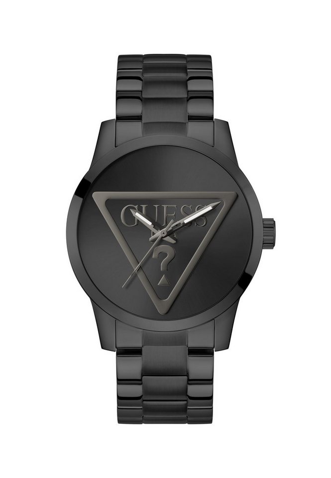 Guess Quarzuhr BADGE, (1-tlg), Quarz-Analoguhr von Guess