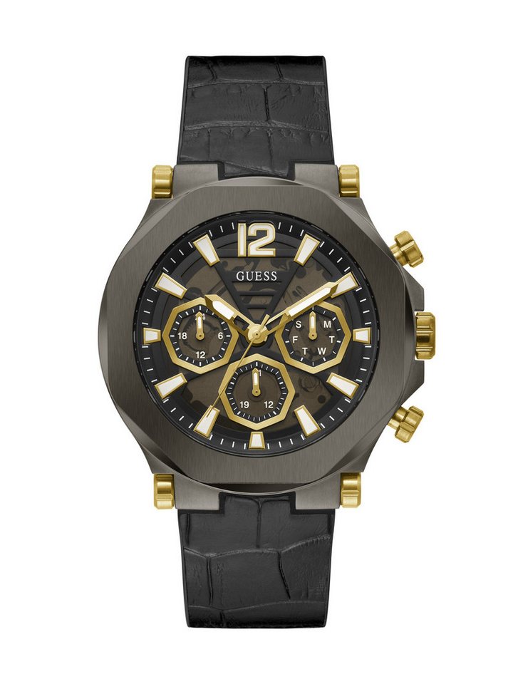 Guess Quarzuhr EDGE, (1-tlg), Multifunktionsuhr von Guess