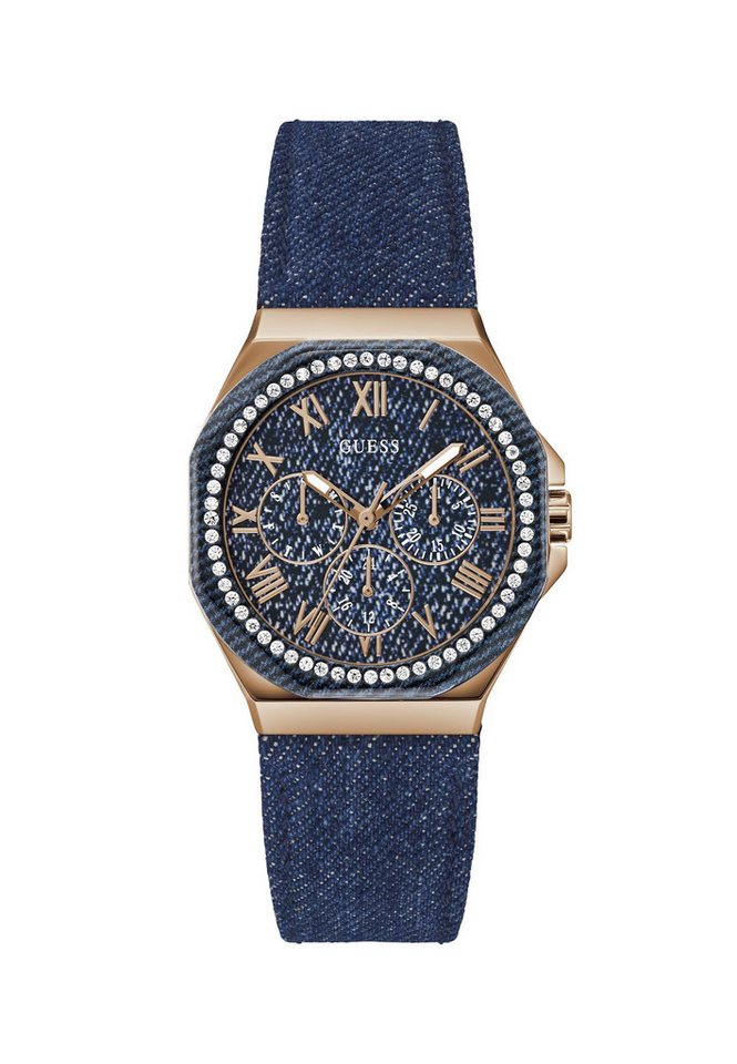 Guess Quarzuhr GLAZE, (1-tlg), Quarz-Analoguhr von Guess