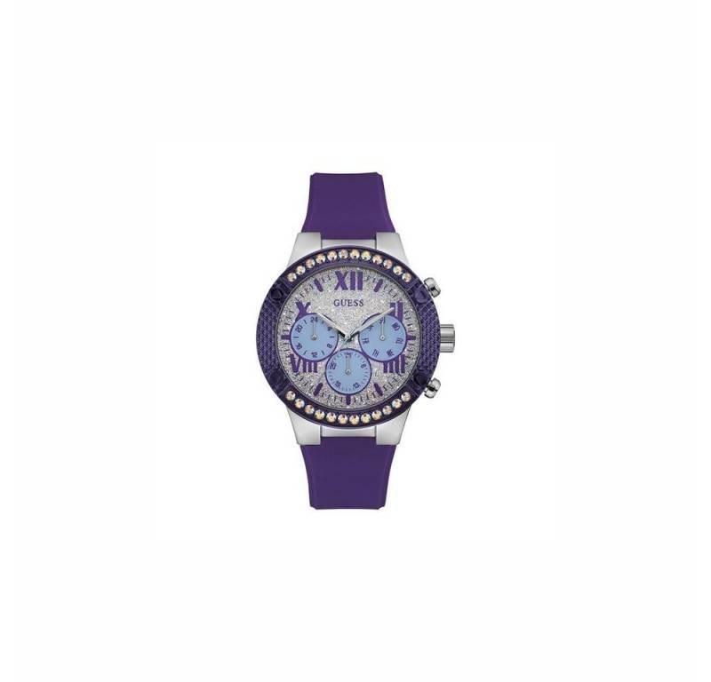 Guess Quarzuhr Guess Damen-Armbanduhr Uhr Silikon Armbanduhr Uhr W0772L5 39mm Quarzuh von Guess