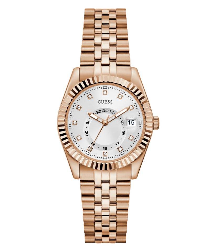 Guess Quarzuhr JADA GW0936L4, Armbanduhr, Damenuhr, Edelstahlarmband, Datum von Guess