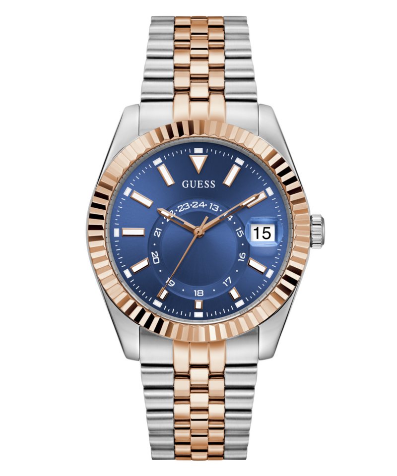 Guess Quarzuhr JADEN GW0977G5, Armbanduhr, Herrenuhr, Edelstahlarmband, Datum von Guess