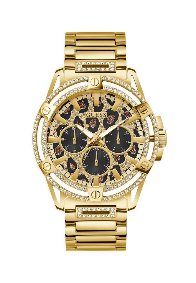 Guess Quarzuhr KING, (1-tlg), Quarz-Analoguhr von Guess