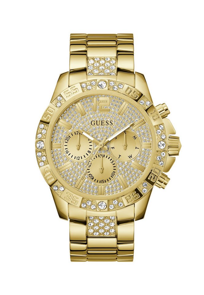 Guess Quarzuhr MAJESTIC, (1-tlg), Quarz-Analoguhr von Guess