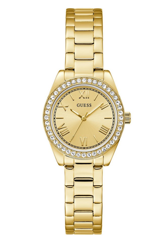 Guess Quarzuhr MINI LUNA, (1-tlg), Quarz-Analoguhr von Guess