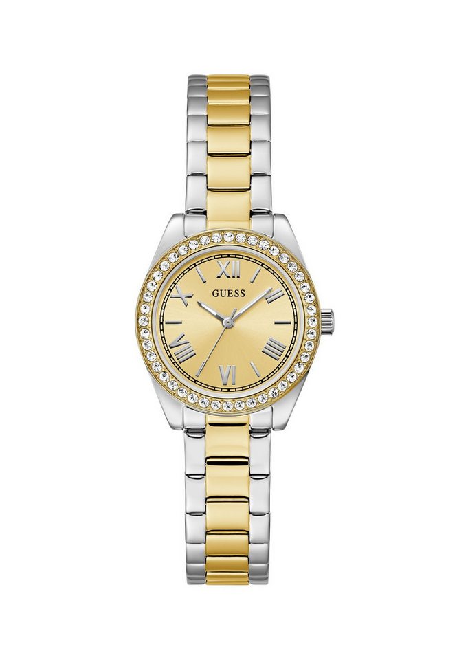 Guess Quarzuhr MINI LUNA, (1-tlg), Quarz-Analoguhr von Guess