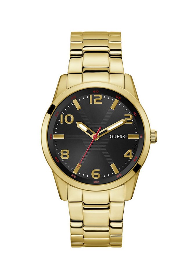 Guess Quarzuhr MONTE, (1-tlg), Quarz-Analoguhr von Guess