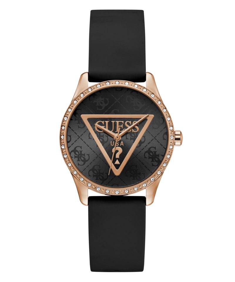 Guess Quarzuhr ROXY GW0942L3, Armbanduhr, Damenuhr, Silikonarmband, Kristallglas von Guess