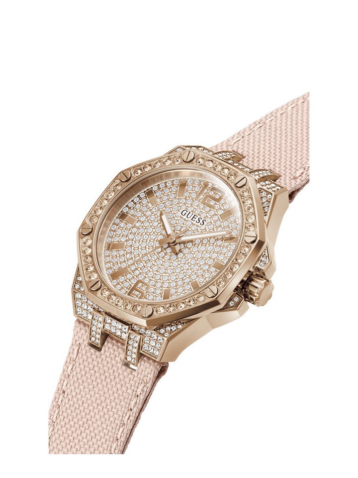 Guess Quarzuhr SHIMMER, (1-tlg), analoge Uhr von Guess