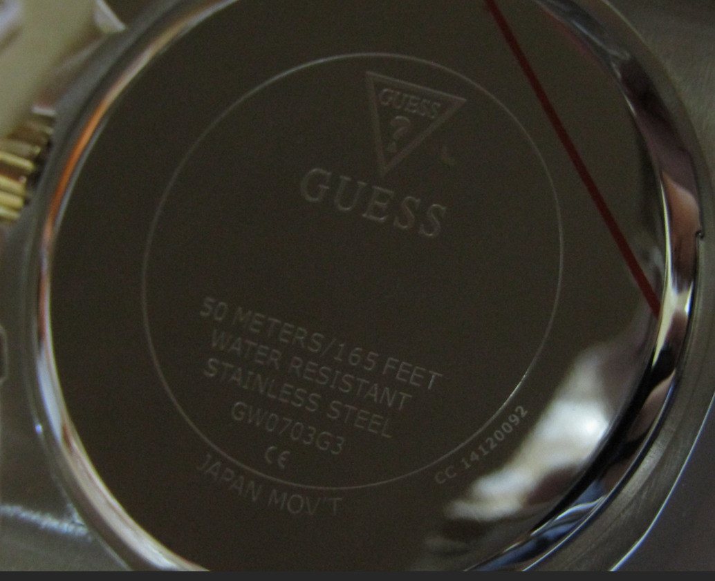 Guess Quarzuhr VINYL, (1-tlg), Quarz-Analoguhr von Guess