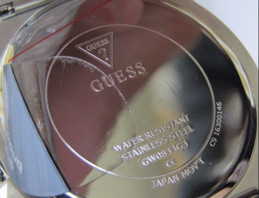 Guess Quarzuhr VINYL, (1-tlg), Quarz-Analoguhr von Guess