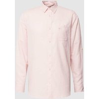 Guess Regular Fit Freizeithemd mit Label-Patch in Hellrosa, Größe L von Guess