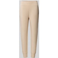 Guess Regular Fit Sweatpants mit Galonstreifen Modell 'SIMONNE' in Sand, Größe L von Guess