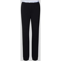 Guess Regular Fit Sweatpants mit Label-Bund Modell 'SOFIA' in Black, Größe XL von Guess