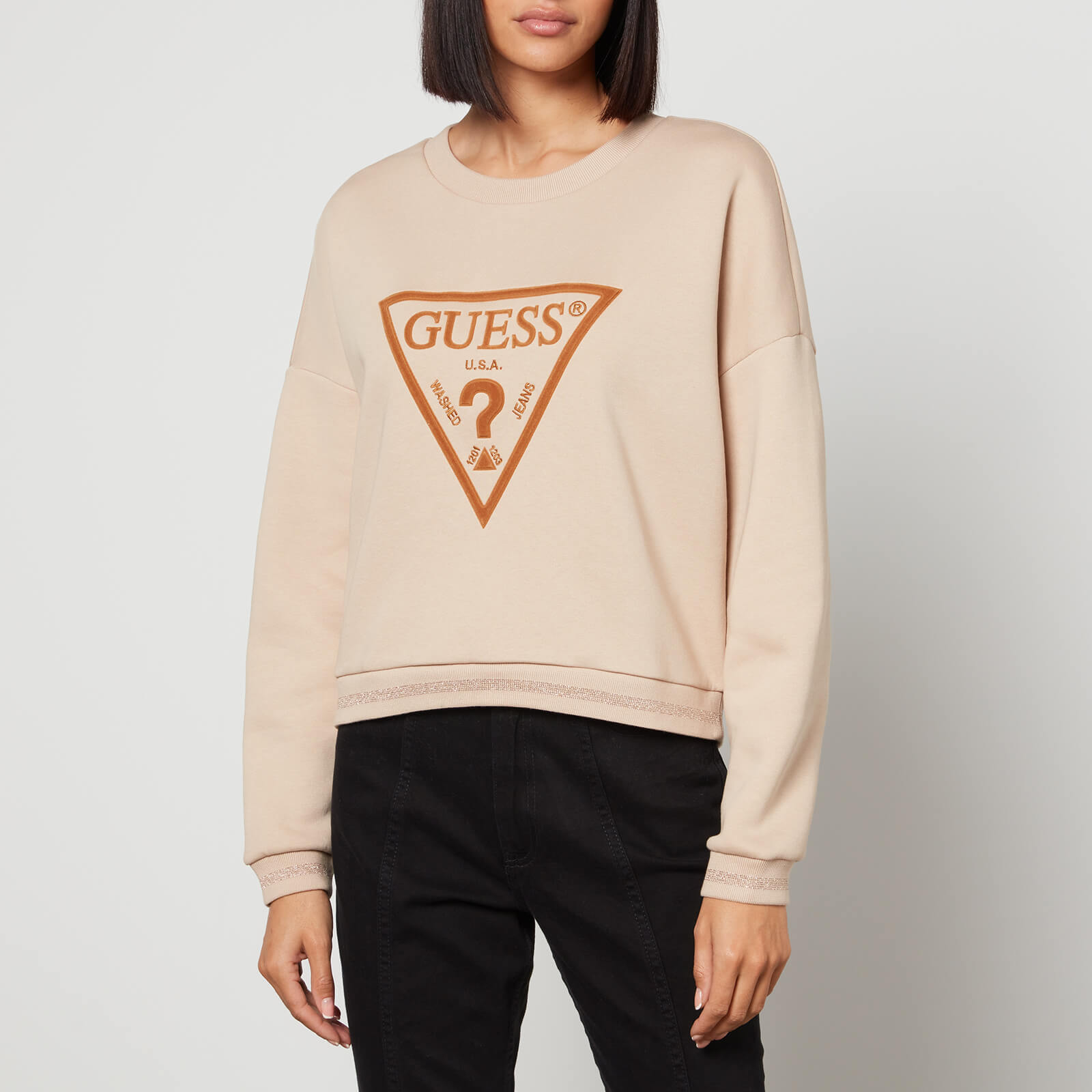 Guess Roxi Cotton-Blend Jersey Sweatshirt - XS von Guess