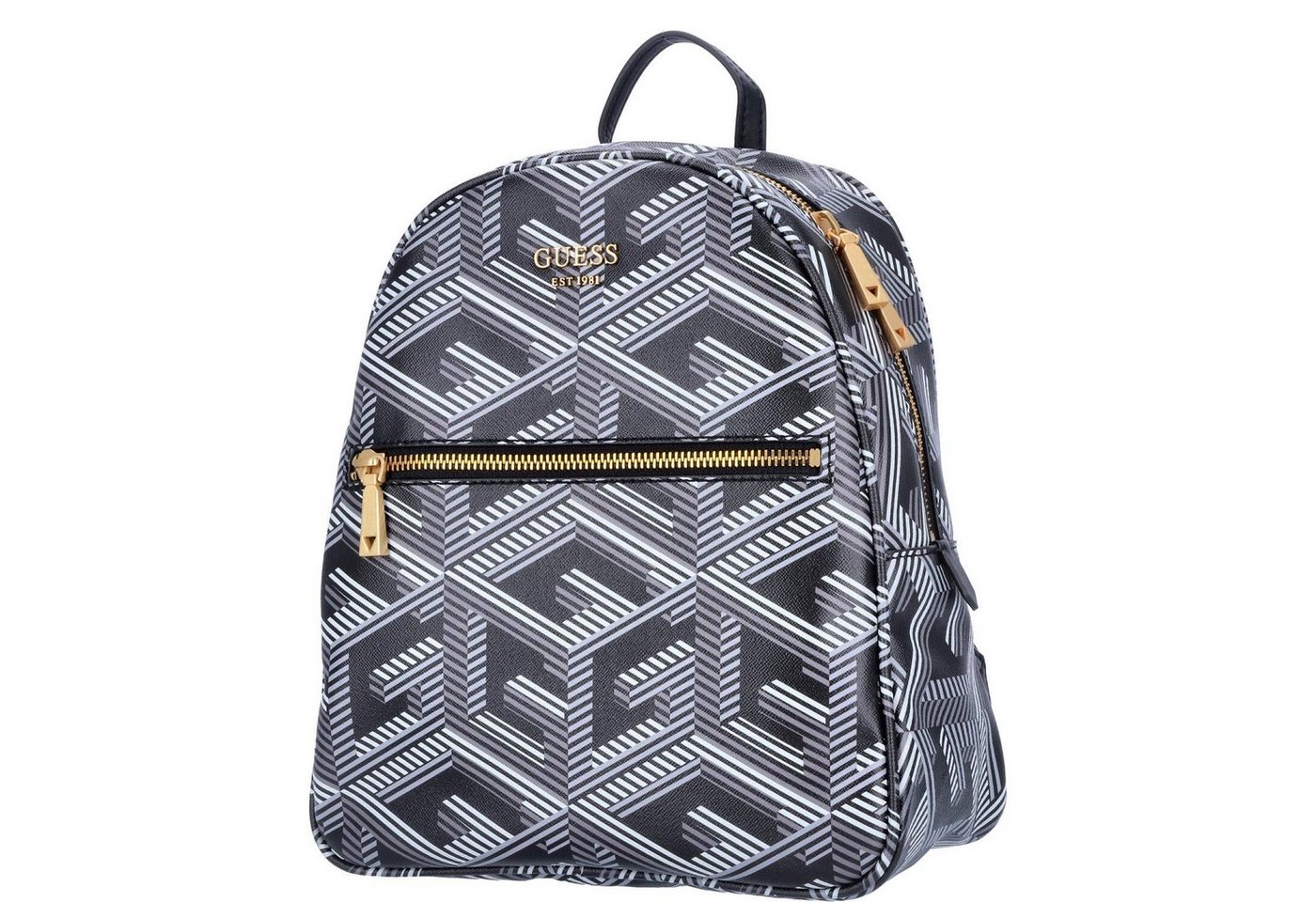 Guess Freizeitrucksack GUESS Damen Rucksack Vikky Black Logo (1-tlg) von Guess