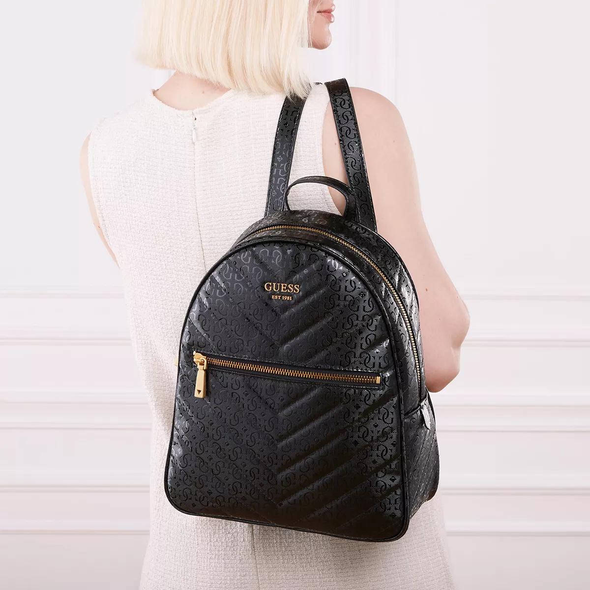 Guess Rucksack - Vikky Backpack - Gr. unisize - in Schwarz - für Damen von Guess