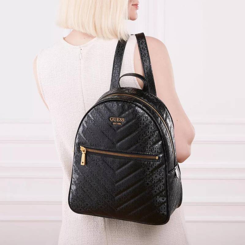 Guess Rucksack - Vikky Backpack - Gr. unisize - in Schwarz - für Damen von Guess