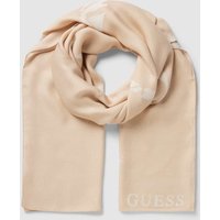 Guess Schal mit Label-Stitching in Offwhite, Größe One Size von Guess